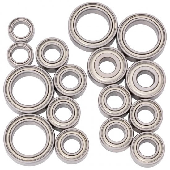 CV2 Pro Ball Bearing Set, Chrome/Ceramic, AE B6.4/B6.4D