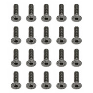 M3x10MM Flat Head Hex Screw, 10 Pcs