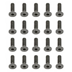 M3x10MM Flat Head Hex Screw, 10 Pcs