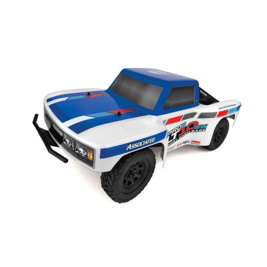 Pro2 LT10SW 1/10th Electric Short Course Truck RTR, Blue/White