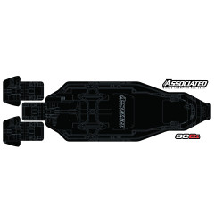 Associated  Factory Team Chassis Protective Sheet, Printed, for T6.1
