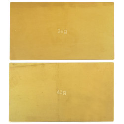 B6 Brass under battery weights