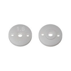 Factory Team 13mm Shock Pistons 2.0mm, 2x1.6, B6.4