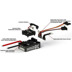 Mamba X 25.2V Waterproof ESC and 1406-2280KV Sensored Motor Combo