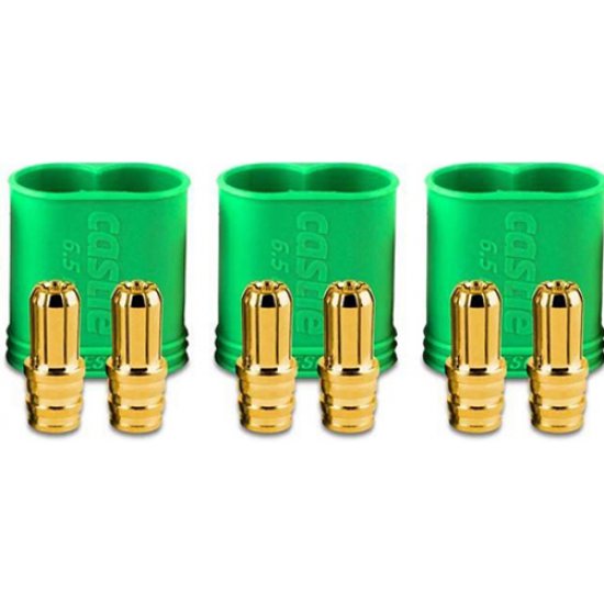 6.5 mm Polarized Connectors Male Multi-Pack