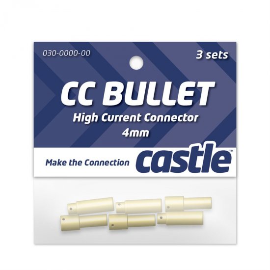 High Current 4mm Bullet connectors(3pr)