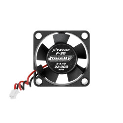 Ultra Hi-Speed 30mm ESC Cooling Fan, Ball Bearing, 6-8.4v w/ESC Plug
