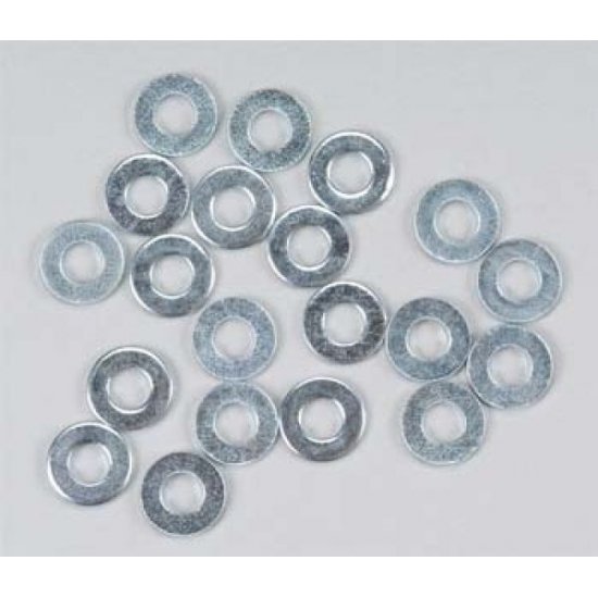 3mm/#4 FLAT WASHER (20)