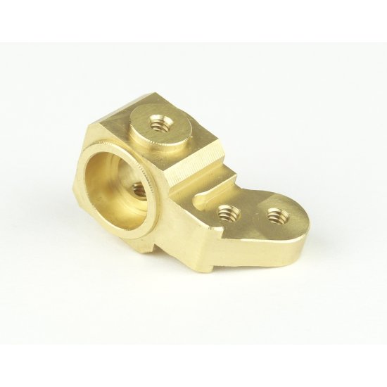 BRASS FRONT SPINDLE FOR HEX AXLE (4-40)