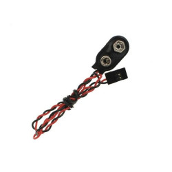 9V Power Adaptor Cable, 4.5" For Flasher Bars ONLY