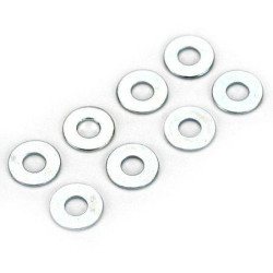 4mm Flat Washers, 8pc