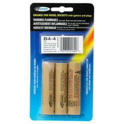 B4-4 Model Rocket Engines (3pk)