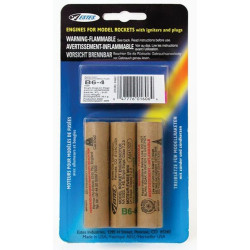 B6-4 Model Rocket Engines (3pk)