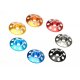 Aluminum Wing Buttons V2, Blue, 1 pair