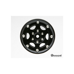 2.2 GT Beadlock Wheels (2), Black 6 Spoke
