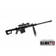 1/3 Scale Die Cast .50 Cal M82A1 Model, Black