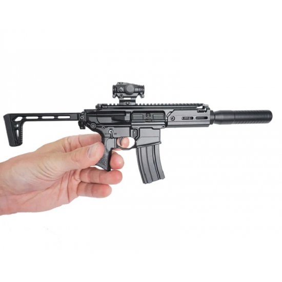 1/3 Scale Die Cast SIG MCX Model Rifle, Black