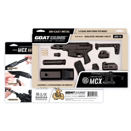 1/3 Scale Die Cast SIG MCX Model Rifle, Black