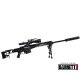 1/4 Scale Die Cast Barrett MRAD MK22 Model, Black