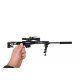 1/4 Scale Die Cast Barrett MRAD MK22 Model, Black