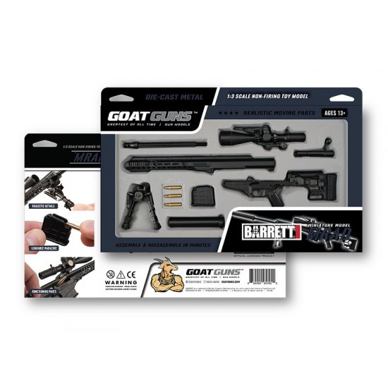 1/4 Scale Die Cast Barrett MRAD MK22 Model, Black