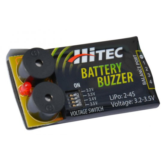 HiTec Battery Buzzer Low Battery Voltage Alarm