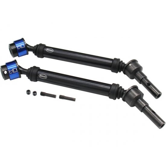 HRASLF288RCF Front Light Weight Metal CV Axles, for Traxxas Electric Rustler/Stampede/Sash 4WD