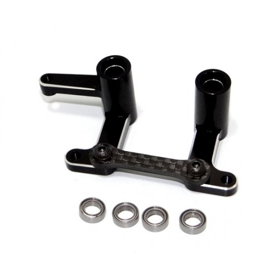Aluminum/Carbon Fiber Steering Bellcranks & Draglink, for Traxxas Bandit & 2wd Slash