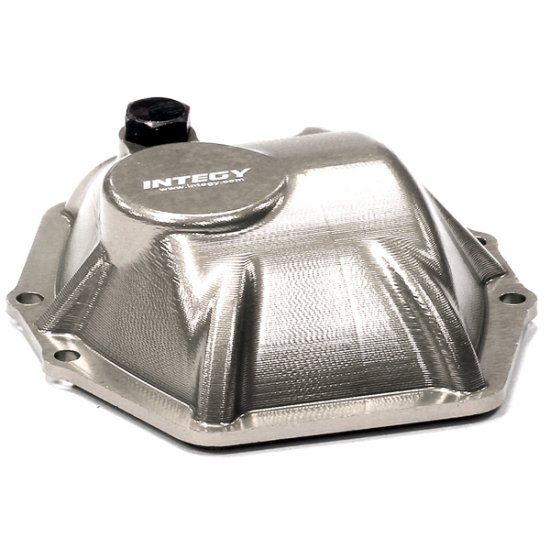 Integy Type4 Billet Machined HD Diff Cover, Axial Wraith, Silver
