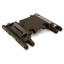Integy Machined Alloy Center Skid Plate Axial SCX10 II w/LCG Transfer Case-Black