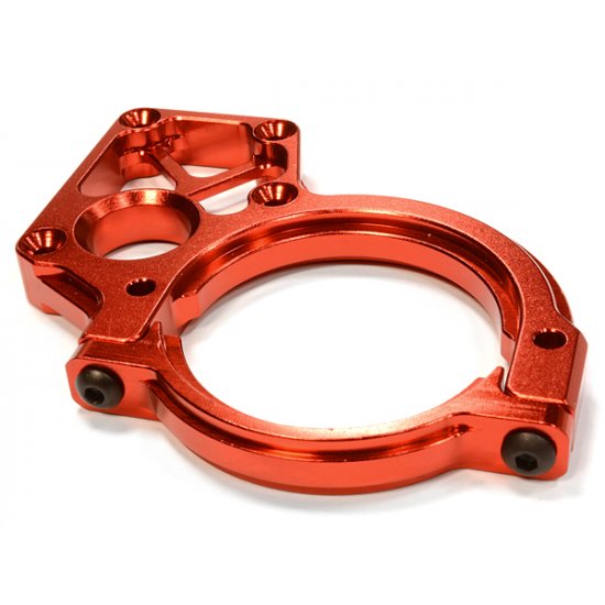 Billet Machined Main Motor Mount Plate, Red, Axial 1/10th Yeti