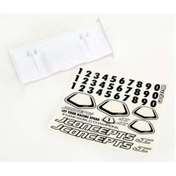 Jconcepts  Illuzion 1/8 Buggy / Truck Wing, White