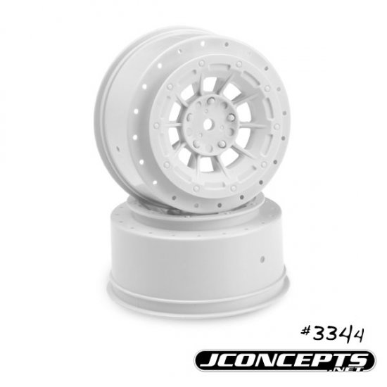 Jconcepts Hazzard Wheel Associated Sc10/SC5M- + 3mm White
