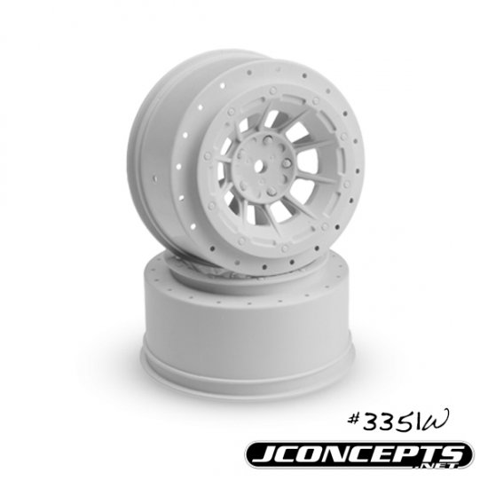 Jconcepts Hazard - Slash Rear, Slash 4x4 F&R Wheel - White