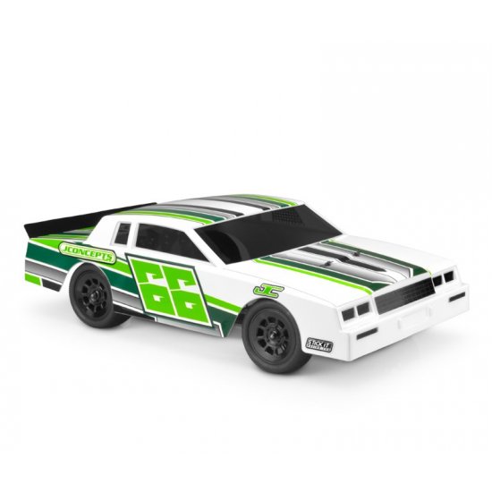 1987 Chevy Monte Carlo, Street Stock 1/10 Clear Body, Light Weight