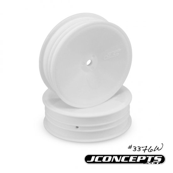 Jconcepts Mono Slim Front 2wd Buggy Wheel, White 4pcs