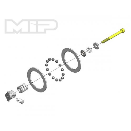 MIP Super Diff Carbide Rebuild Kit, Team Associated 1/10