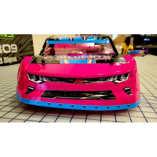 RaceFace Headlight and Grill Decal set, for KlaSSh DIRT Street Stock bodies, Camaro Nose