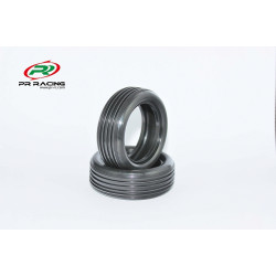 2wd Ribbed Front Tires, Hard, Style 1602, 2pcs, buggy