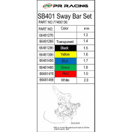 SB401x-x Large Sway Bar Set(8pcs) (1.4-2.0mm)