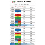 Rear Shock Spring Set (For TypeR, 2018FM)