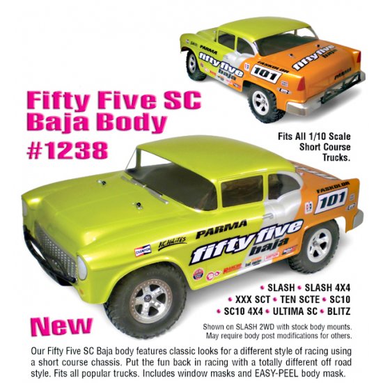 Fifty Five SC BAJA, Clear Body