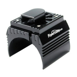 Aluminum Cooling Fan, 1/8 Scale Motors- Black