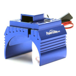 Aluminum Cooling Fan, 1/8 Scale Motors- Blue