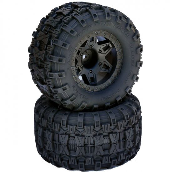 Raptor 2.8 Belted All Terrain Tires 12mm 1/2" Offset 1/10 Truck