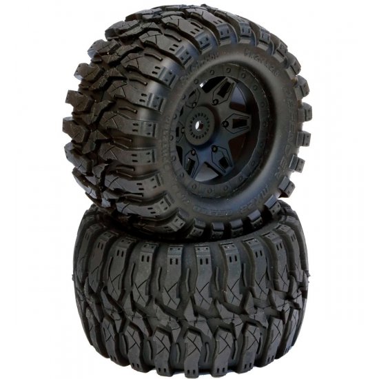 Defender 2.8 Belted All Terrain Tires 12mm 0 Offset Rear Traxxas 2WD