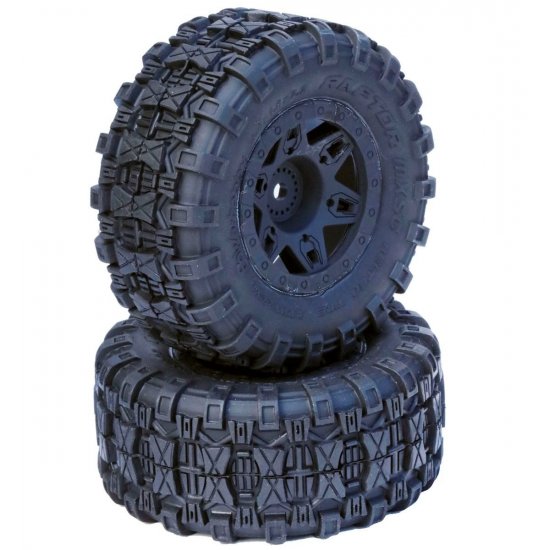 Raptor 2.2 SCT Short Course All Terrain Belted Tires Fits Traxxas Slash 2WD Rear, 4wd F/R