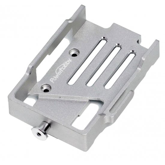 Aluminum Battery Tray Mount Plate, for Traxxas TRX-4M, Silver