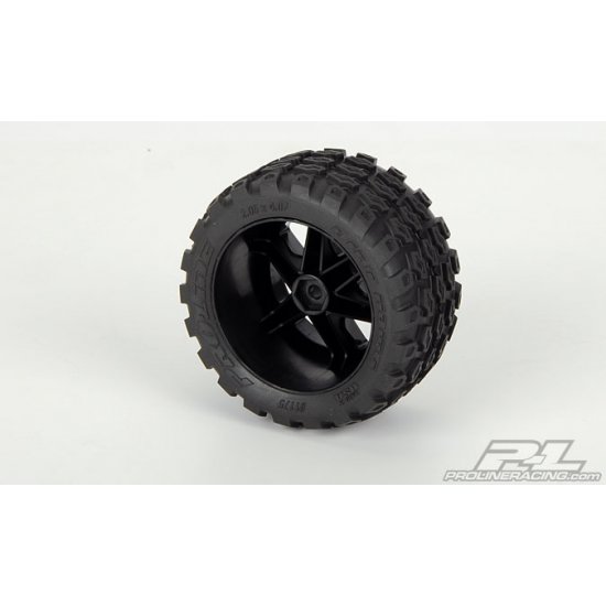 Dirt Hawgs 2.8" Tires Mounted on Desporado Wheels, TRX Bead