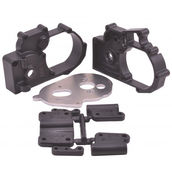 Molded Gearbox and Mounts, TRX Trucks, Black